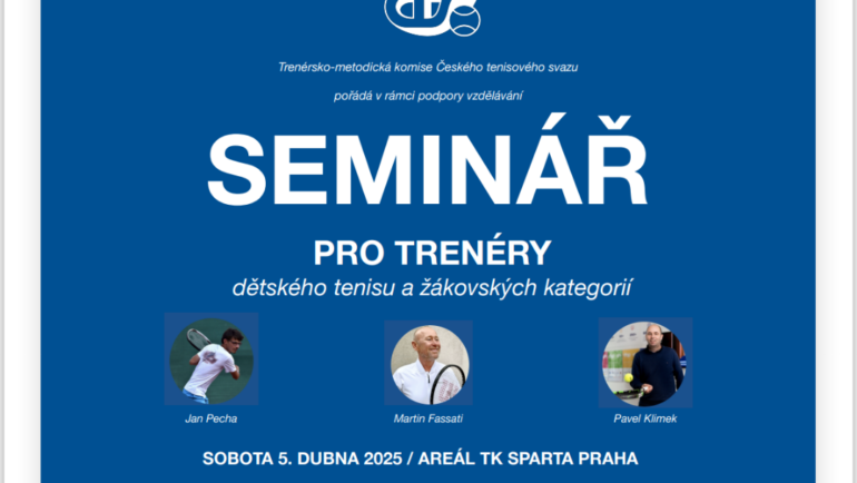 Teoreticko- praktický seminář pro trenéry